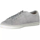 Gray Leather Men Sneaker