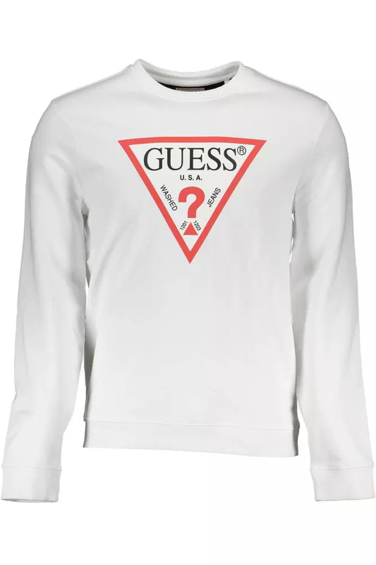 White Cotton Men Sweater