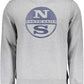 Gray Cotton Men Sweatshirt