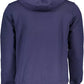 Blue Cotton Men Sweater