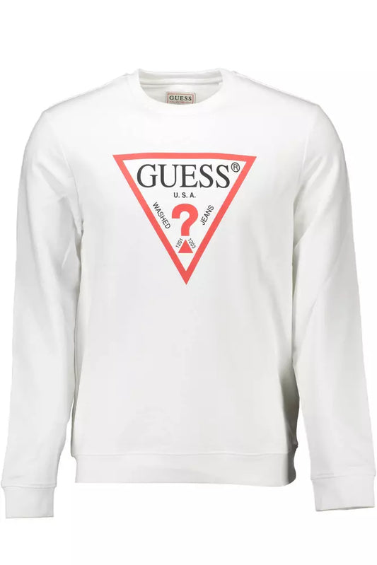 White Cotton Men Sweater