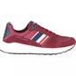 Red Leather Men Sneaker