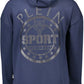 Blue Cotton Men Sweater