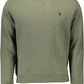 Green Cotton Men Sweater