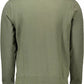 Green Cotton Men Sweater