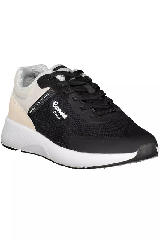 Black Polyethylene Men Sneaker