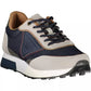 Blue ECO Leather Men Sneaker