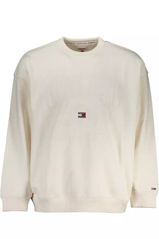 White Cotton Men Sweater