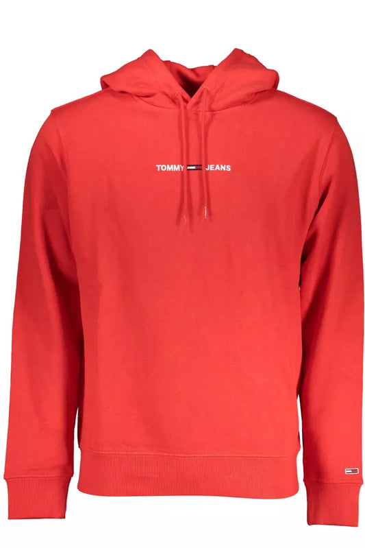 Red Cotton Men Sweater