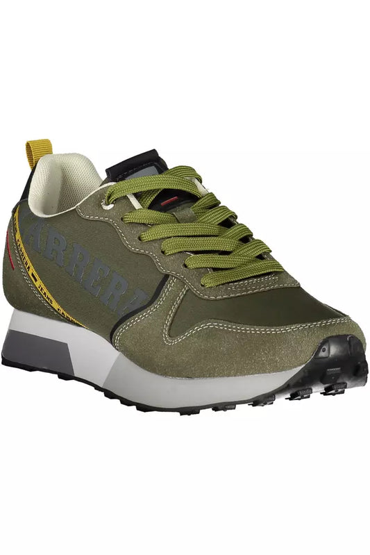 Green ECO Leather Men Sneaker