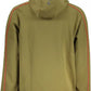 Green Cotton Men Sweater