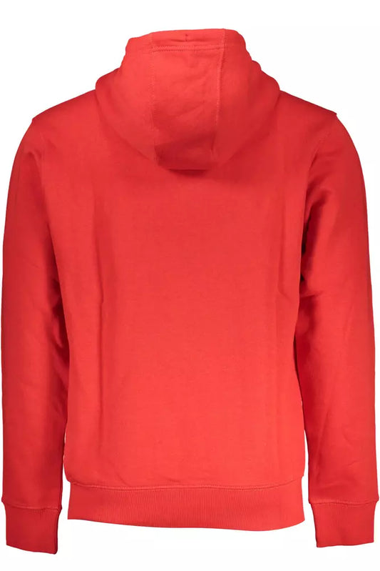 Red Cotton Men Sweater
