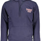 Blue Cotton Men Sweater