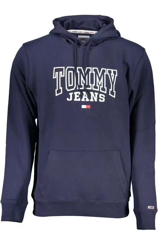Blue Cotton Men Sweater