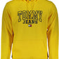 Yellow Cotton Men Sweater
