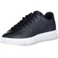 Blue Leather Men Sneaker