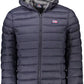 Blue Polyamide Men Jacket