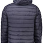 Blue Polyamide Men Jacket