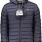 Blue Polyamide Men Jacket
