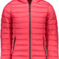 Red Polyester Men Jacket