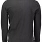 Black Cotton Men Polo Shirt