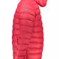 Red Polyester Men Jacket