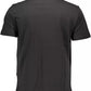 Black Cotton Men T-Shirt