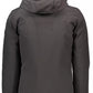 Black Polyester Men Jacket