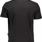 Black Cotton Men T-Shirt