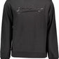 Black Cotton Men Sweater