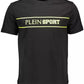 Black Cotton Men T-Shirt