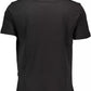 Black Cotton Men T-Shirt