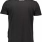 Black Cotton Men T-Shirt