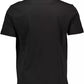 Black Cotton Men T-Shirt