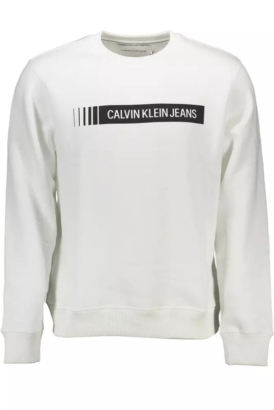 White Cotton Men Sweater