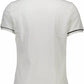 White Cotton Men Polo Shirt