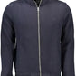 Blue Cotton Men Sweater