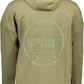Green Cotton Men Sweater