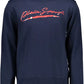 Blue Cotton Men Sweater