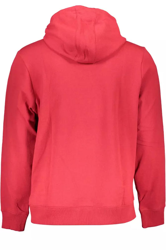 Red Cotton Men Sweater