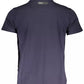 Blue Cotton Men T-Shirt