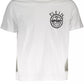 White Cotton Men T-Shirt