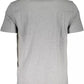 Gray Cotton Men T-Shirt