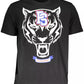 Black Cotton Men TShirt