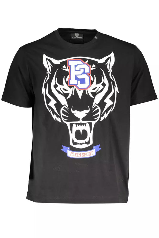 Black Cotton Men TShirt