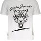 White Cotton Men T-Shirt