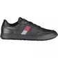 Black Leather Men Sneaker