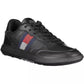 Black Leather Men Sneaker