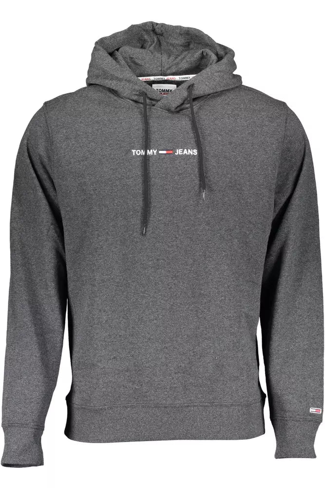Black Cotton Men Sweater
