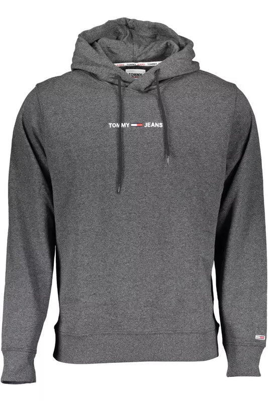 Black Cotton Men Sweater